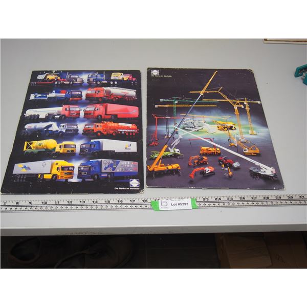 (2X THE MONEY) Conrad Model Posters Cardboard