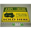 Image 1 : John Deere Enamel Sign (10" x 14")