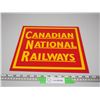 Image 1 : CNR Sign (Fibre Board?) 12" x 12"