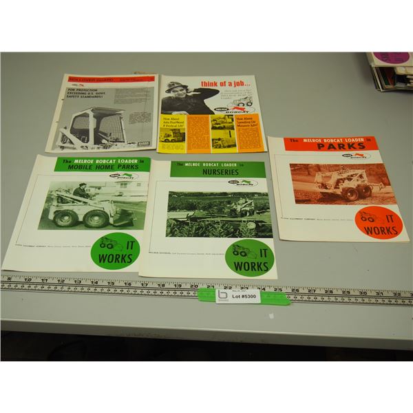 Vintage Bobcat Sales Brochures