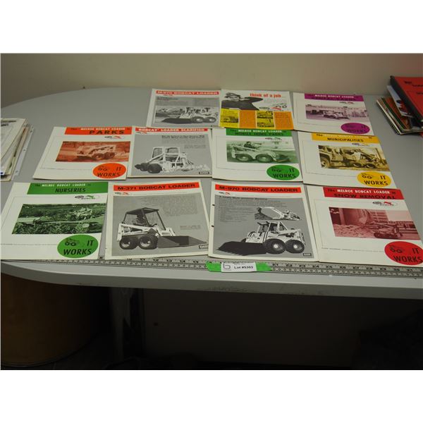 Vintage Bobcat Sales Brochures