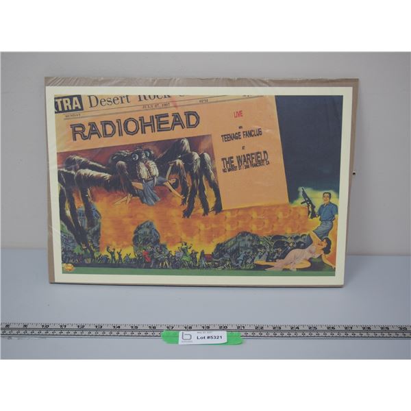 Radiohead 1997 Concert Poster (12x18)