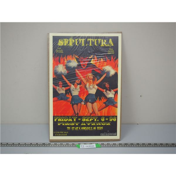 1996 Sepultura Concert Poster (12x18)