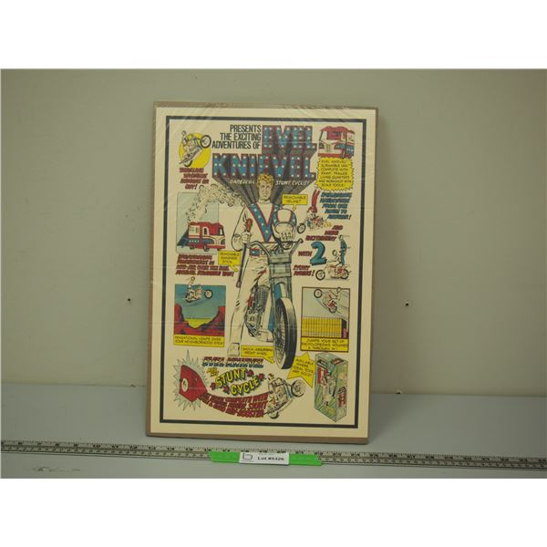 Evel Knievel Ideal Toys Advertising Poster (12x18)