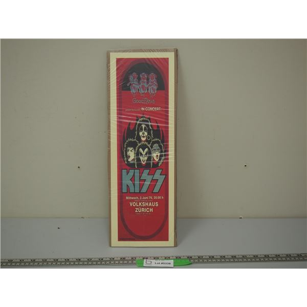 1976 Kiss Concert Poster (6x18)