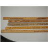 Image 2 : Lot of 5 Vintage Metre Sticks