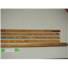 Image 3 : Lot of 5 Vintage Metre Sticks