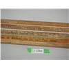 Image 5 : Lot of 5 Vintage Metre Sticks