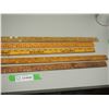 Image 3 : Lot of 5 Vintage Metre Sticks