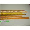 Image 3 : Lot of Vintage Metre Sticks