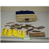 Image 1 : Plastic Tackle Box With Misc Hooks