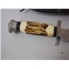 Image 4 : Bone Handled Knife with Sheath Premier Stainless Brazil