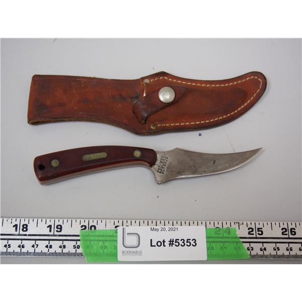 Old Timer Schrade USE 152 Knife and Sheath