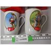 Image 2 : (2X THE MONEY) Coca Cola Coffee Mugs Trimmed in 22 Karat Gold (NIB)