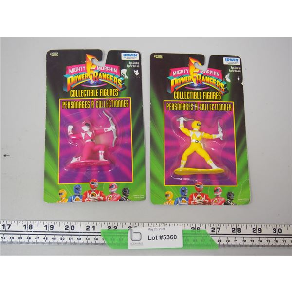 (2X THE MONEY) Mighty Morphin Power Rangers Figurines (NIB) (2)