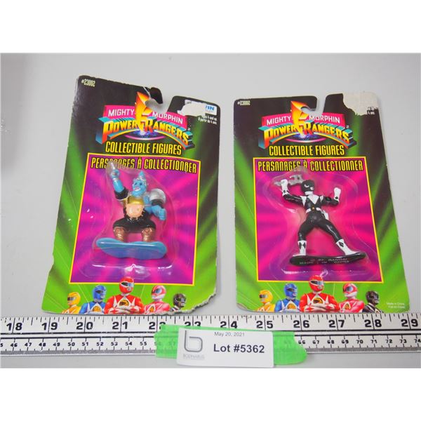 (2X THE MONEY) Mighty Morphin Power Rangers Figurines (NIB) (2)