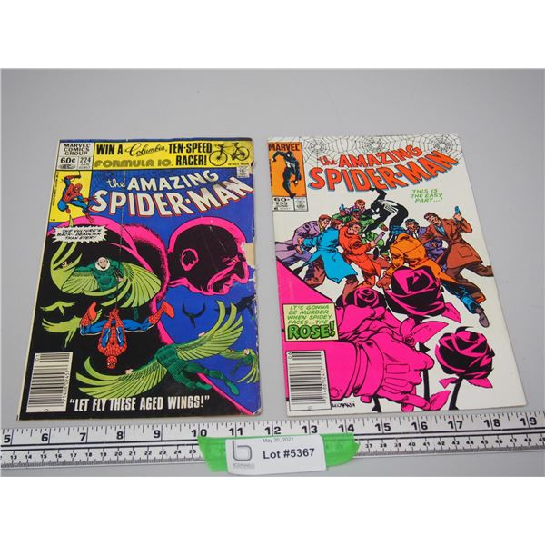 (2X THE MONEY) 60 Cent Spider Man Comics (2)