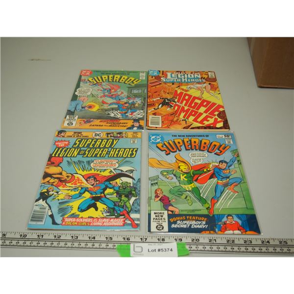 Lot of 4 DC Comics 30 cent, 50 cent, 95 cent