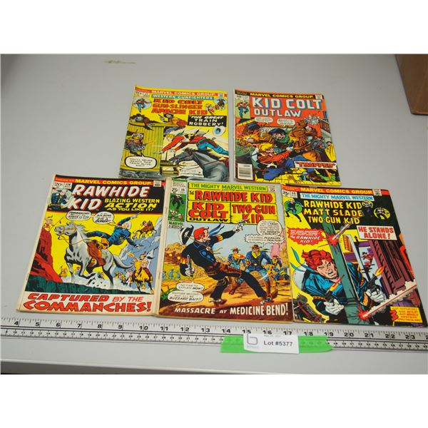 Lot of 5 Marvel Comics 20, 25, 30 cent