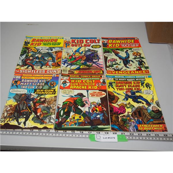 Lot of 6 Marvel Comics 20, 25, 35 cent