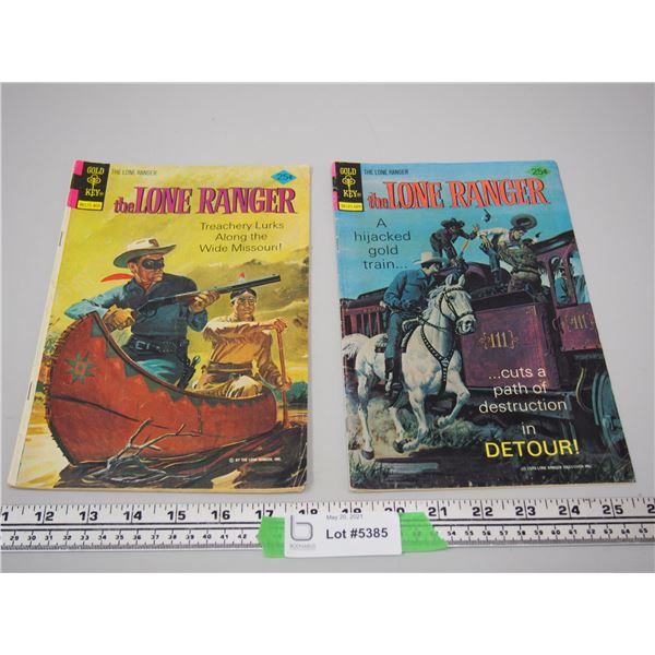 (2X THE MONEY) Gold Key Lone Ranger 25 Cent Comics