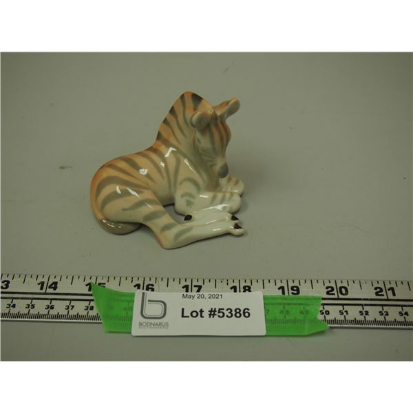 Zebra Ornament Made In U.S.S.R (3.5" Long)
