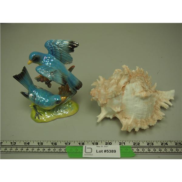 Japan Bird Ornament And Seashell