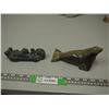 Image 1 : (2) Soapstone? Stone Carving Ornaments