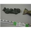 Image 3 : (2) Soapstone? Stone Carving Ornaments