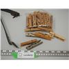 Image 2 : Vintage Wooden Clothes Pins Plus Battery Lifter Cables