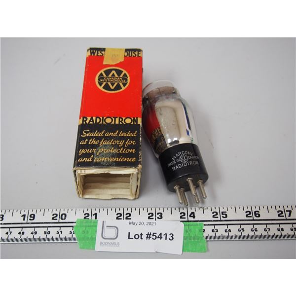 Canadian Westinghouse NOS Radio Tube