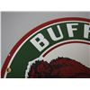 Image 3 : Buffalo Gasoline Porcelain Sign (11 3/4" Diameter)