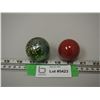 Image 1 : (2X THE MONEY) Vintage Large Marbles