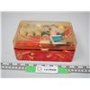 Image 1 : 1920's 1930's Sewing Case and Sewing Related Items