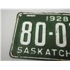 Image 2 : 1928 Sask Licence Plate