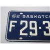 Image 2 : 1962 Sask Licence Plate
