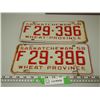 Image 1 : 1958 Pair of Sask Licence Plates