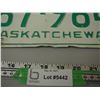 Image 2 : 1968 Pair of Sask Licence Plates