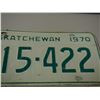 Image 2 : 1970 Pair of Sask Licence Plates