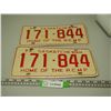 Image 1 : 1973 Pair of Sask Licence Plates