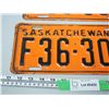 Image 3 : 1950 Pair of Sask Licence Plates