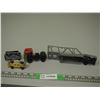Image 3 : Majorette Semi and Trailer and 2 Small Cars