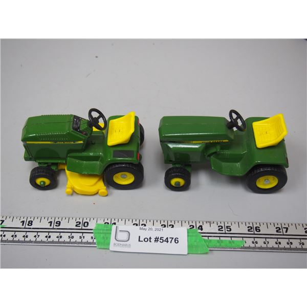 (2X THE MONEY) Ertl John Deere Lawn Mower and Tractor