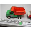 Image 2 : Tootsie Toy Small Dump Truck Plus Japan Metal Small Truck Dump Truck (5 3/4" Long) (Truck 4" Long)