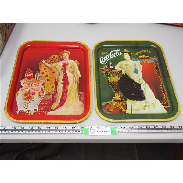 (2X THE MONEY) Coca Cola Trays