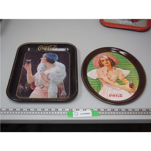 (2X THE MONEY) Coca Cola Trays
