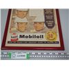 Image 3 : Mobil Oil Advertising In Frame (11x14)