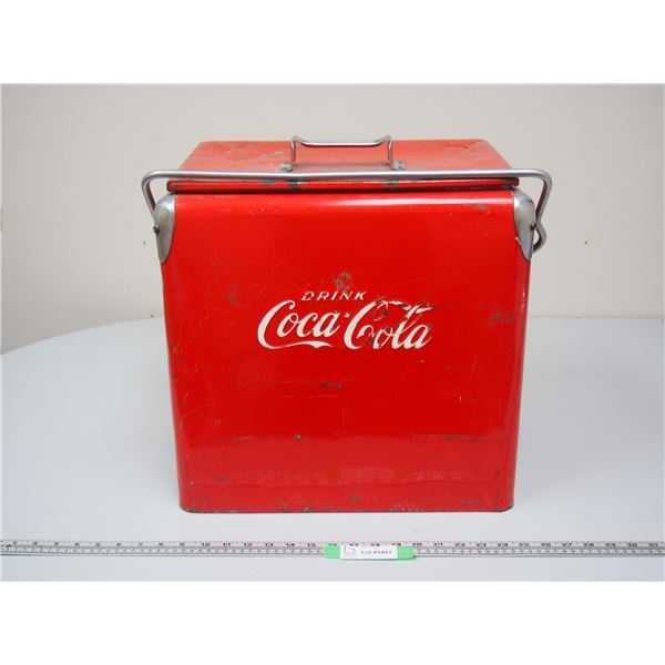 Vintage Coca Cola Cooler (16.5" x 17" L)