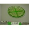 Image 1 : Uranium Glass Dish (7 1/4" Diameter)