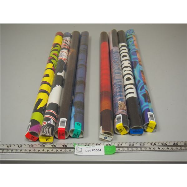 (2X THE MONEY) Total 8 NOS Posters (Workout, All Saints, Baywatch, Aaron Carter, Etc)